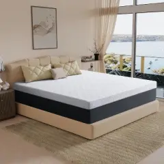 Twolike 10&rdquo; Gel Memory Foam Mattress,Medium Firm,  Quiet Sleep, Mattress in a Box