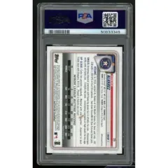 Yordan Alvarez Rookie Card 2020 Bowman #25 PSA 10