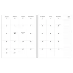 TF Publishing 2023-24 Academic Planner Monthly 9"x11" Simply Black