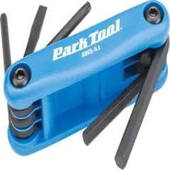 Park Tool AWS-9.2 Fold Up Hex Wrench Set Includes 4mm 5mm 6mm Flat T25
