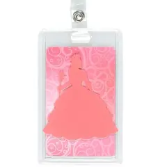 Wicked Retractable Reel Lanyard Glinda The Good Witch ID Badge Holder Keychain Pink