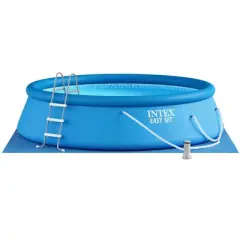 Intex 15ft X 42in East Set Set Swimming Pool with Filter Pump & Maintenance Kit