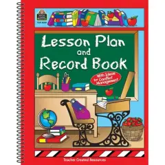 Teacher Created Resources Lesson Plan and Record Book, Pack of 2