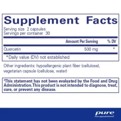 Pure Encapsulations Quercetin - Supplement with Bioflavonoids for Immune, Cellular, and Cardiometabolic Health