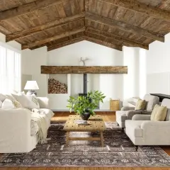 Nuloom Redwood Vintage Pet Friendly Machine Washable Area Rug