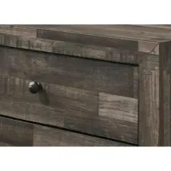 Sapphtopaz Rustic Style Nightstand with 2 Drawers Wooden Night Stand with Round Handles Farmhouse Small Bedside Table for Bedroom,Living Room