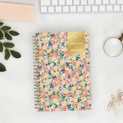 Day Designer 5"x8" 2025-2026 Weekly/Monthly Wirebound Planner Printed Smitten Multi