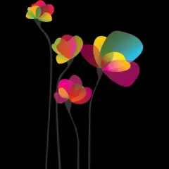 Junior's Design By Humans Wild flowers By jirkasvetlik T-Shirt