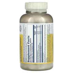 Solaray Cal-Mag Citrate with Vitamin D3 & K2, Natural Orange, 90 Chewables