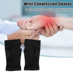 Unique Bargains Sweat Absorbing Cotton Wrist Sweatbands Wrist Band 1 Pair