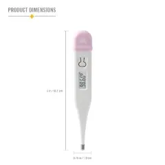 MABIS Digital Basal Body Thermometer for Ovulation Tracking, Fertility, Period Tracking and Natural Family Planning with Beeper and Memory, Oral Use