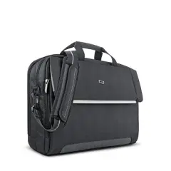 Solo New York Chrysler 17.3" Laptop Briefcase - Black