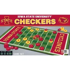 MasterPieces Officially licensed NCAA Iowa State Cyclones Checkers Board Game for Families and Kids ages 6 and Up