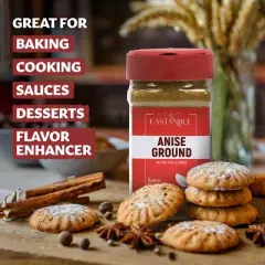 Eastanbul Ground Anise, Anise Seeds Powder, Aniseed, 5.64oz