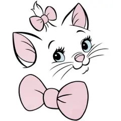 Girl's Aristocats Marie Face T-Shirt