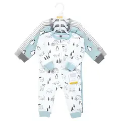 Hudson Baby Cotton Sleep and Play, Penguin