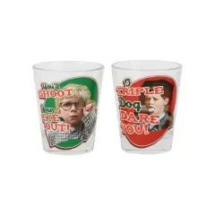 ICUP, Inc. A Christmas Story Quotes 4 Piece Shot Glass Set