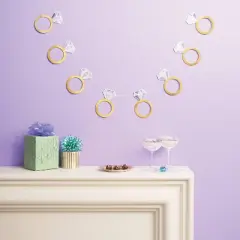 60" Engagement Ring Banner Gold - Spritz&trade;