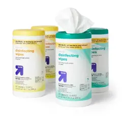 Lemon and Fresh Scent Disinfecting Wipes - 300ct/4pk - up & up&trade;
