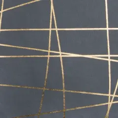 20"x20" Abstract Throw Pillow Gray/Gold - Rizzy Home