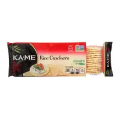 KA-ME Sesame Rice Crackers - Case of 12/3.5 oz