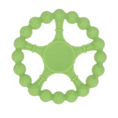 Nuby Silicone Wheel Teether - Green