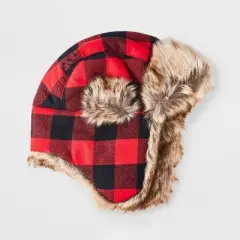 Boys' Buffalo Trapper Hat - Cat & Jack&trade; Red