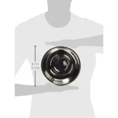 QT Dog Stainless Steel Pet Bowl Coop Cup with Clamp - 64 oz