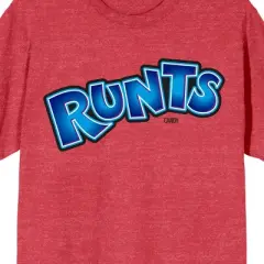 Runts Logo Crew Neck Short Sleeve Red Heather Women's T-shirt