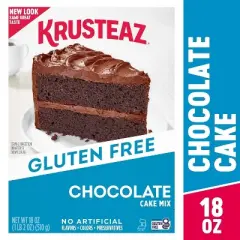 Krusteaz Gluten Free Chocolate Cake Mix, 18 OZ