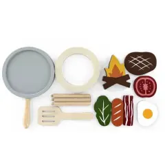 Wood Food Sets Camping Prop Replica - Bullseye's Playground&trade;