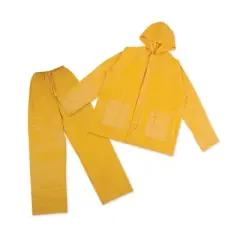 Stansport 2-Piece Laminated Industrial Rainsuit - Yellow