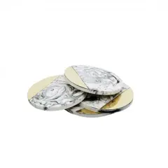 Classic Touch Set of 4 Shaded Marble Wine Coasters