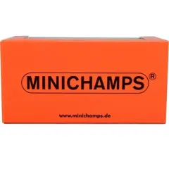 Porsche 911 (992) GT3 Lava Orange with Black Stripes 1/64 Diecast Model Car by Minichamps