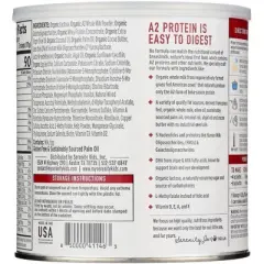 Serenity Kids Grass Fed A2 Whole Milk Toddler Formula - 21 oz