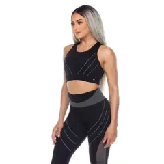 Women's Cut Out Back Mesh Sports Bra - White Mark