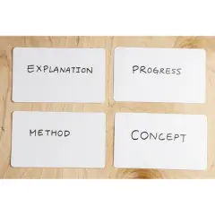 Juvale Blank Index Cards - 100-Count Blank Flash Cards, for Business Cards Message Cards, DIY Gift Cards, White, 3 x 5 Inches