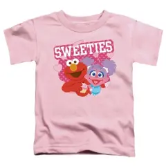 Toddler Boys' Sesame Street Valentine's Day Sweeties Elmo And Abby T-Shirt For Toddler Boys And Girls