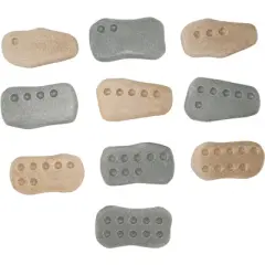 Yellow Door Tactile Counting Stones, Set of 20