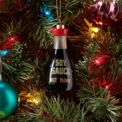 Glass Soy Sauce Bottle Christmas Tree Ornament - Wondershop&trade;