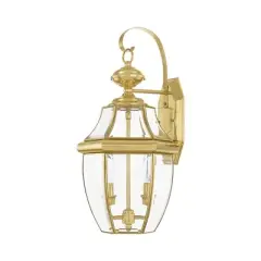 Livex Lighting Monterey 2 - Light Wall Light in  Polished Brass