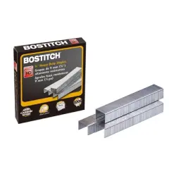 Bostitch Premium Heavy Duty Staples, 3/8", 1000 Per Pack, 3 Packs