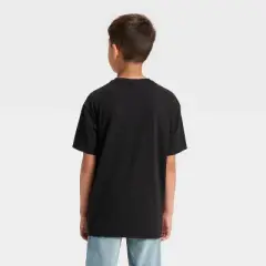 Boys' Gudetama Burger Oversized Short Sleeve Graphic T-Shirt - Black