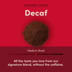 Tim Hortons Medium Roast Ground Coffee - Decaf - 12oz