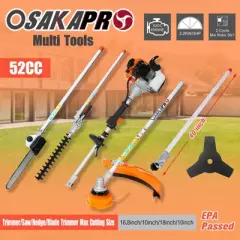 12 in 1 Multi-Functional Trimming Tool, Shears Gardening Tools System with Pole Saw, Hedge Trimmer, Grass Trimmer, and Brush Cutter