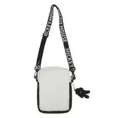 Disney Mickey Mouse Classic Silly Mickey Face Adult Black Crossbody Mini Messenger Bag