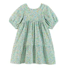 Andy & Evan  Toddler  Floral Puff Sleeve Dress.