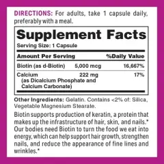 Vitamin World - Super Biotin 5000 mcg.