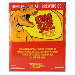 Toppling Goliath King Sue Double IPA Beer - 4pk/16 fl oz Cans
