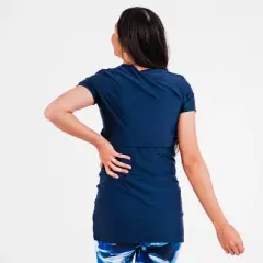 Calypsa Womens Nikki Nursing and Maternity Swim Tunic